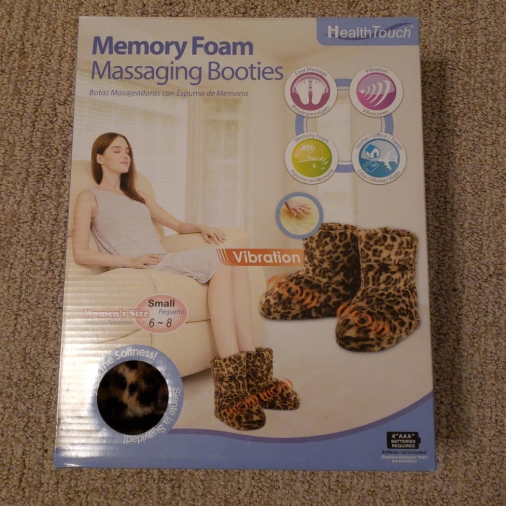 Memory Foam Massaging Boots